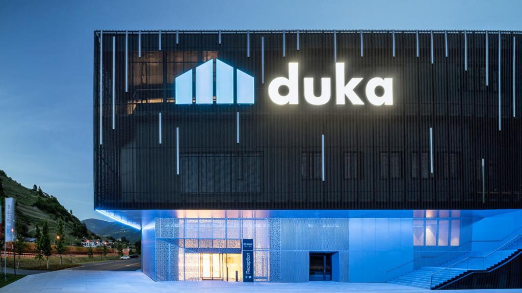 La nuova sede della Duka S.p.A. a Bressanone.