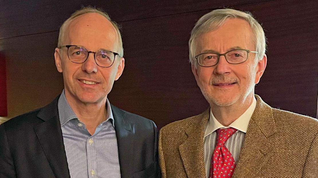 Luc Frieden und Michl Ebner Luc Frieden und Michl Ebner