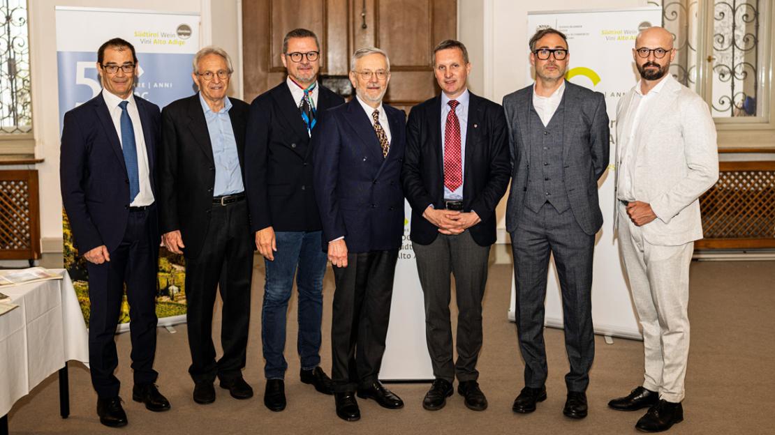 Alfred Aberer, Josef Rottensteiner, Martin Foradori, Michl Ebner, Luis Walcher, Andreas Kofler, Eduard Bernhart Alfred Aberer, Josef Rottensteiner, Martin Foradori, Michl Ebner, Luis Walcher, Andreas Kofler, Eduard Bernhart