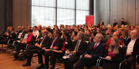 Im Bild: Das Publikum der Tagung
