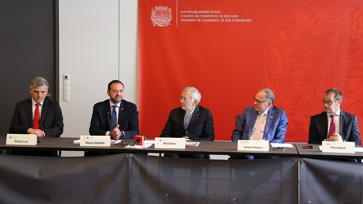 Georg Lun, Marco Galateo, Michl Ebner, Sandro Pellegrini, Alfred Aberer