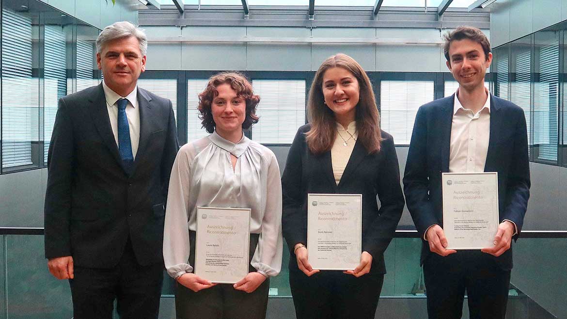 Georg Lun, Laura Baldin, Doris Reiserer e Fabian Giovannini