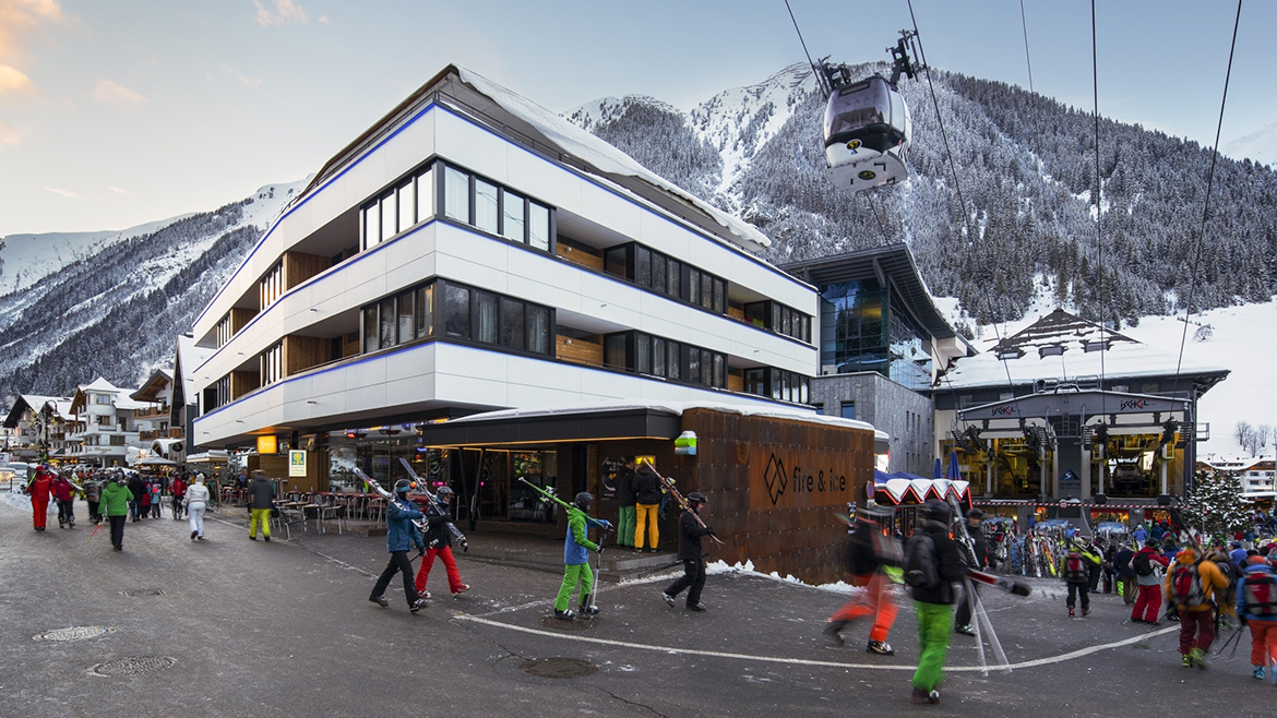 fire & ice errichtete 2017 ein eigenes Mitarbeiterhaus in Ischgl
